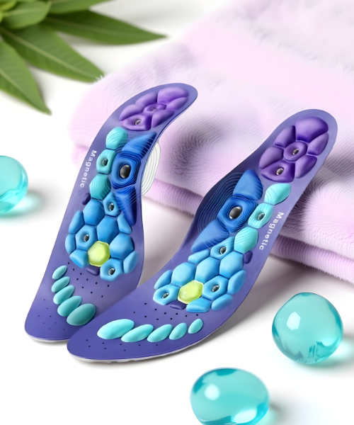 Magnetic Acupressure Slimming Insoles – Anti-Fatigue Massage Shoe Pads
