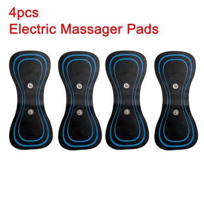 EMS Electric Pulse Neck Massager Cervical Massage Patch 8 Mode LCD Display Neck Stretcher Back Muscle Stimulator Relief Pain