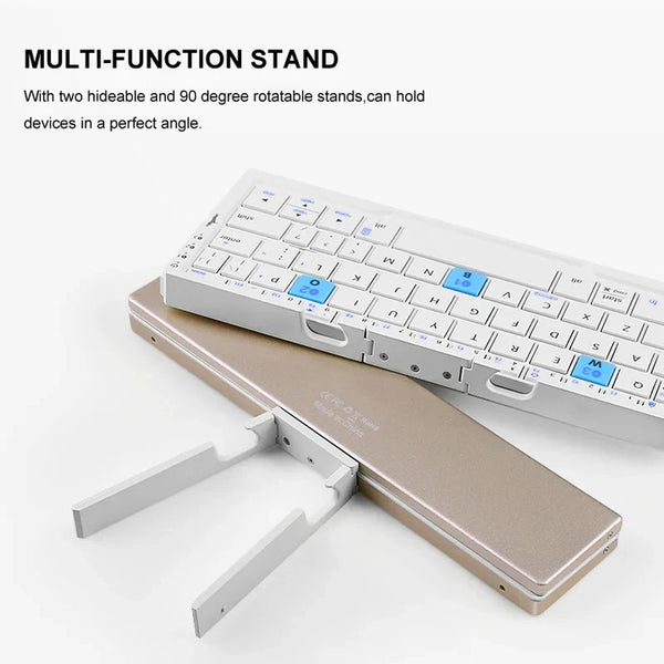 B.O.W. Ultra-Slim Folding Bluetooth Keyboard